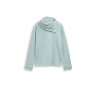 Tom Tailor - Sweatshirt mit Rollkragen white moss melange - Gr. - S