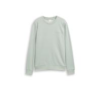 Tom Tailor - Sweatshirt mit Rundhalsausschnitt soft greyish green - Gr. - L