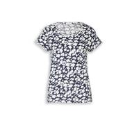 Tom Tailor - T-Shirt aus Baumwolle blue ginkgo minimal - Gr. - XXXL