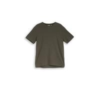 Tom Tailor - T-Shirt aus Baumwolle leaf green ottoman - Gr. - XXXL