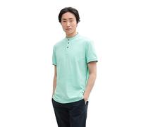 TOM TAILOR T-Shirt in Melange-Optik, White Multicolor Spacedye, M