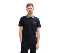 Tom Tailor T-Shirt mit Logo-Print, Bottle Green White Injected, L