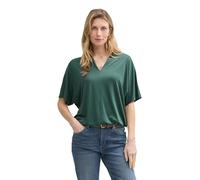 TOM TAILOR T-Shirt mit Logo-Stickerei, Bright Rose, L