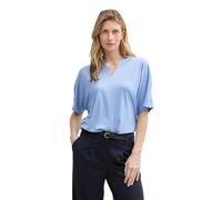 TOM TAILOR T-Shirt mit Logo-Stickerei, True Green, S