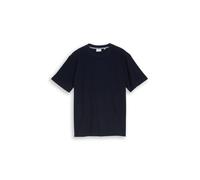 Tom Tailor - T-Shirt mit Ottoman-Struktur sky captain blue - Gr. - XXL