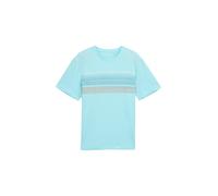 Tom Tailor - T-Shirt mit Print caribbean turquoise - Gr. - XXXL