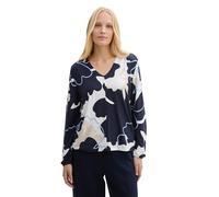 TOM TAILOR T-Shirt mit Streifenmuster, Soft Clear White, L