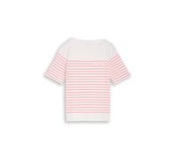 Tom Tailor - T-Shirt mit Streifenmuster whisper white - Gr. - L