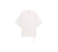 Tom Tailor - T-Shirt mit V-Ausschnitt weiß - Gr. - S