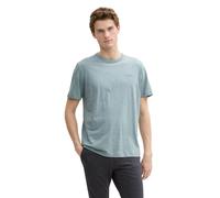 Tom Tailor t-shirt with print M 1045627-27475-grey mint (877482) Grün M