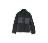 Tom Tailor - Teddy Jacke mit Taschen Darkest Olive - Gr. - L