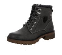 Schnürboots TOM TAILOR Gr. 38, grau (anthrazit) Damen Schuhe Reißverschlussstiefeletten (84950636-38)