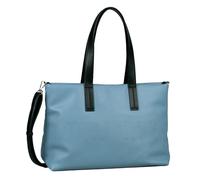 TOM TAILOR Thessa Damen Shopper Umhängetasche Reißverschluss Groß Blau