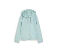 Tom Tailor Kapuzensweatjacke Regular Fit blau hazel XXL 51% Polyester 42% Viskose 7% Elasthan