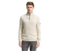 TOM TAILOR Troyer Pullover beige | XXL