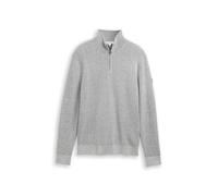 Tom Tailor - Troyer Strickpullover offwhite navy mouline - Gr. - XXXL