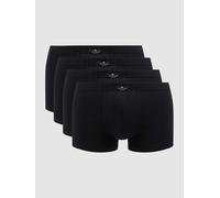 Tom Tailor Trunks mit Stretch-Anteil im 4er-Pack in Black, Größe XL