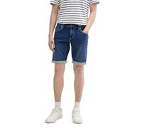 TOM TAILOR TTJOSH Regular Slim Jeans Shorts, Grey Denim, 31