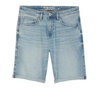 Jeansshorts TOM TAILOR, Damen, Gr. 32, N-Gr, light stone blau denim, Denim/Jeans, Obermaterial: 98% Baumwolle, 2% Elasthan, unifarben, slim fit kurz, Jeans Jeansshorts, im Five-Pocket Style (92225104-
