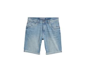 Tom Tailor - TTJOSH REGULAR SLIM Jeans Shorts light stone blue denim - Gr. - 34