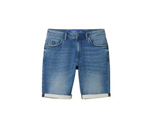 Tom Tailor - TTJOSH Regular Slim Jeans Shorts mid stone wash denim - Gr. - 40