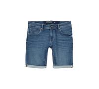 TOM TAILOR - TTJOSH Regular Slim Jeans Shorts mit Superstretch Used Mid Stone Blue Denim 36