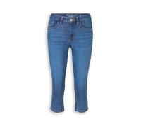 Tom Tailor - TTLENE SLIM Capri Jeans mit hohem Stretch clean mid stone blue denim - Gr. - 28