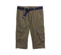 TOM TAILOR - TTMAX Overknee Cargo Shorts mit Gürtel olive mesh print 32