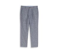 Tom Tailor - TTREGULAR Chino Hose mit Leinenanteil navy chambray - Gr. - 32