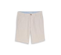 TOM TAILOR Herren 1049623 Bermuda Shorts, 39617 - Cashew Beige Stripe, 32 EU