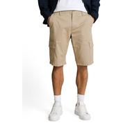 Tom Tailor - TTSLIM Cargo Shorts beige mini geometric print - Gr. - 29