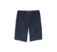 Tom Tailor - TTSLIM Cargo Shorts navy mini geometric print - Gr. - 38