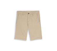 Tom Tailor - TTSLIM Chino Shorts beige mini geometric print - Gr. - 34
