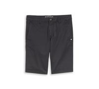 Tom Tailor - TTSLIM Chino Shorts grey mini geometric print - Gr. - 31