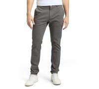 Chinohose TOM TAILOR, Herren, Gr. 38, Länge 32, castlerock grau, Web, Obermaterial: 98% Baumwolle, 2% Elasthan. Futter: 65% Polyester, 35% Baumwolle, unifarben, slim fit lang, Hosen Chinohose, mit Str