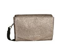 TOM TAILOR Umhängetasche Clutch Quinn Flap Bag No Zip Metallic Taupe bronze