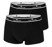 Tom Tailor Underwear Herren Hip Pants 2er Pack Retroshorts, Schwarz (Black 9000), Medium (Herstellergröße: M/5)