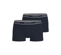 Tom Tailor Underwear Herren Retroshorts Hip Pants, 2er Pack, Einfarbig, Gr. X-Large (Herstellergröße: XL/7), Blau (Navy 7000)