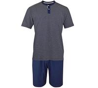 Tom Tailor Herren Shorty mit Knopfverschluss (Größe: 52 (L) / Farbe: blau gemustert)