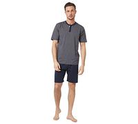 Tom Tailor Herren Shorty mit Knopfverschluss (Größe: 52 (L) / Farbe: blau gemustert)