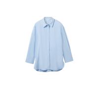 Tom Tailor - Unifarbene Bluse mit TENCEL(TM) Lyocell light fjord blue - Gr. - 40