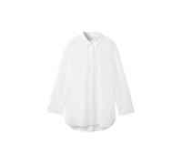 Tom Tailor - Unifarbene Bluse mit TENCEL(TM) Lyocell white - Gr. - 38