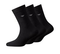 TOM TAILOR, Unisex - Kinder Socke 3 er Pack 9203, Gr. Schwarz (black - 610 ), Gr. 35-38