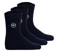 Tom Tailor Unisex-Kinder Socken 9203 – 3er-Pack, Baumwolle, Dunkelblau Größe 27-30
