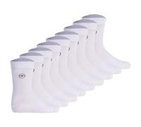 TOM TAILOR Unisex Kinder Socken, 9er Pack - Strümpfe, Baumwolle, Logo, einfarbig Weiß 27-30