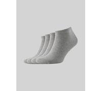 Sneakersocken TOM TAILOR "Socken 4er Pack", Herren, Gr. 35-38, grau, Obermaterial: 77% Baumwolle CO. 20% Polyamid PA. 3% Elasthan EL., Socken Sneakersocken (51382865-35) grau