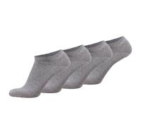 TOM TAILOR Unisex Socken, 4er Pack - Basic, Sneakersocken, einfarbig 39-42 Grau