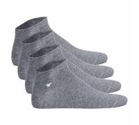 TOM TAILOR Unisex Socken, 4er Pack - Basic, Sneakersocken, einfarbig Grau 43-46