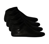 TOM TAILOR Unisex Socken, 4er Pack - Basic, Sneakersocken, einfarbig Schwarz 39-42