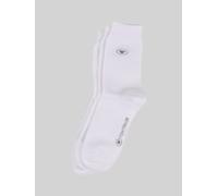 TOM TAILOR Unisex Socken im 3er-Pack, weiß, Print, Gr. 23-26